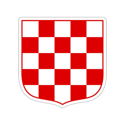 Coat of arms of Croatia (white chequy) STICKER Vinyl Die-Cut Decal-White-The Sticker Space