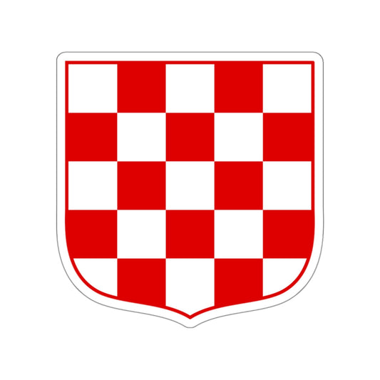 Coat of arms of Croatia (white chequy) STICKER Vinyl Die-Cut Decal-White-The Sticker Space