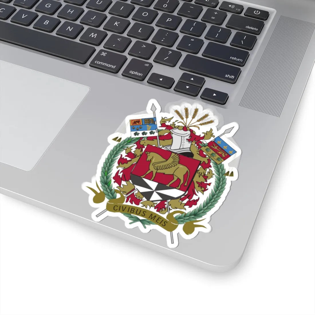 Coat of arms of Côte Saint-Luc (Canada) (Coat of Arms) STICKER Vinyl Kiss-Cut Decal - The Sticker Space