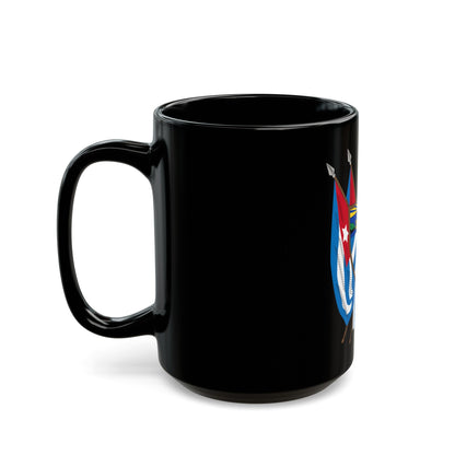 Coat of arms of Cuba (19th century) - Black Coffee Mug-The Sticker Space