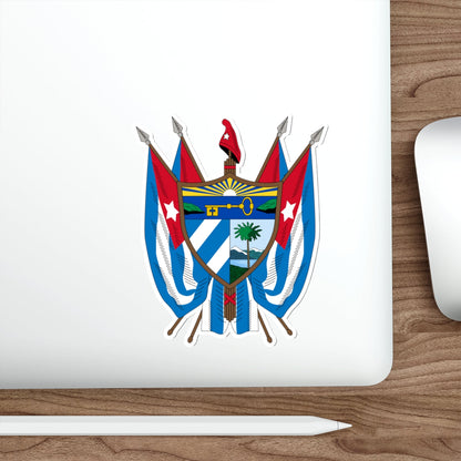 Coat of arms of Cuba (19th century) STICKER Vinyl Die-Cut Decal-The Sticker Space