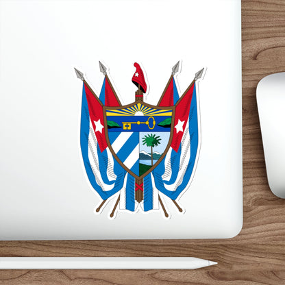 Coat of arms of Cuba (19th century) STICKER Vinyl Die-Cut Decal-The Sticker Space