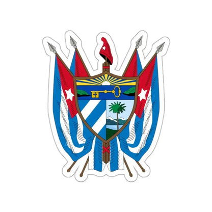 Coat of arms of Cuba (19th century) STICKER Vinyl Die-Cut Decal 2 Inch - The Sticker Space