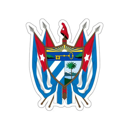 Coat of arms of Cuba (19th century) STICKER Vinyl Die-Cut Decal 6 Inch - The Sticker Space