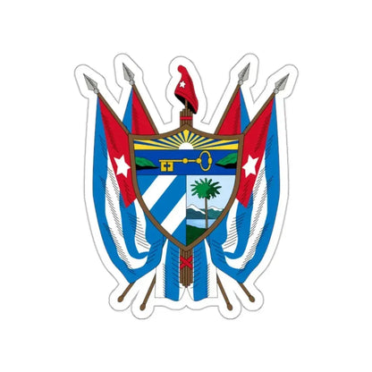 Coat of arms of Cuba (19th century) STICKER Vinyl Die-Cut Decal - The Sticker Space