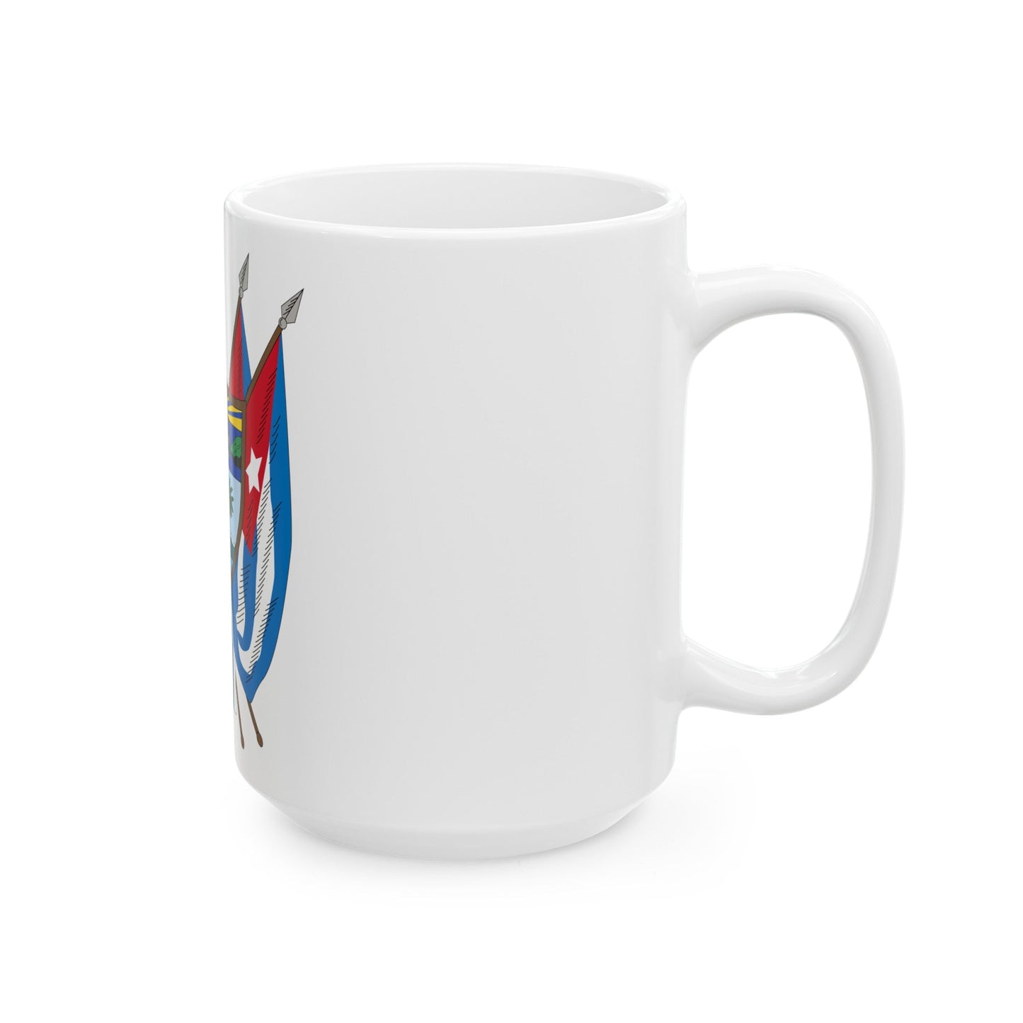 Coat of arms of Cuba (19th century) - White Coffee Mug-The Sticker Space