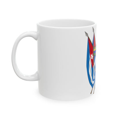 Coat of arms of Cuba (19th century) - White Coffee Mug-The Sticker Space