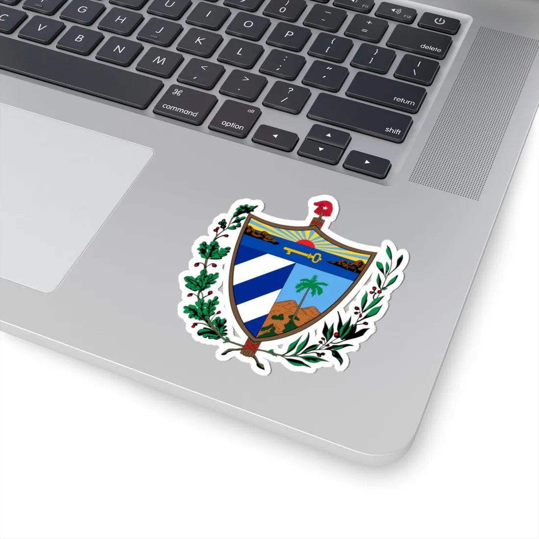 Coat of arms of Cuba (Cuba) (Coat of Arms) STICKER Vinyl Kiss-Cut Decal - The Sticker Space