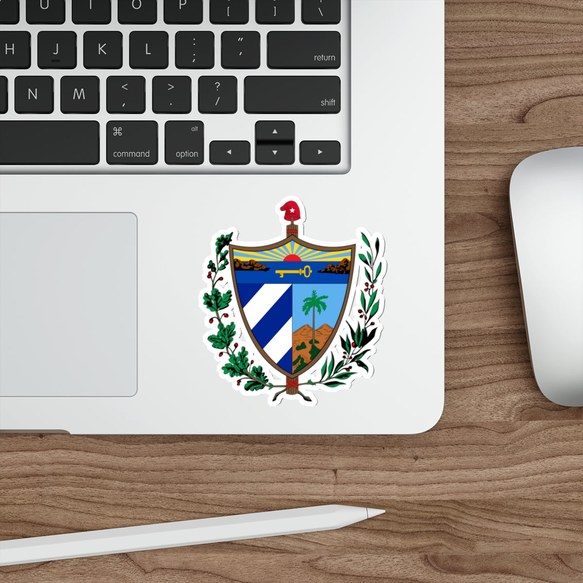 Coat of arms of Cuba STICKER Vinyl Die-Cut Decal-The Sticker Space