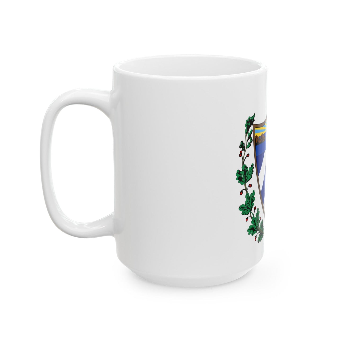 Coat of arms of Cuba - White Coffee Mug-The Sticker Space