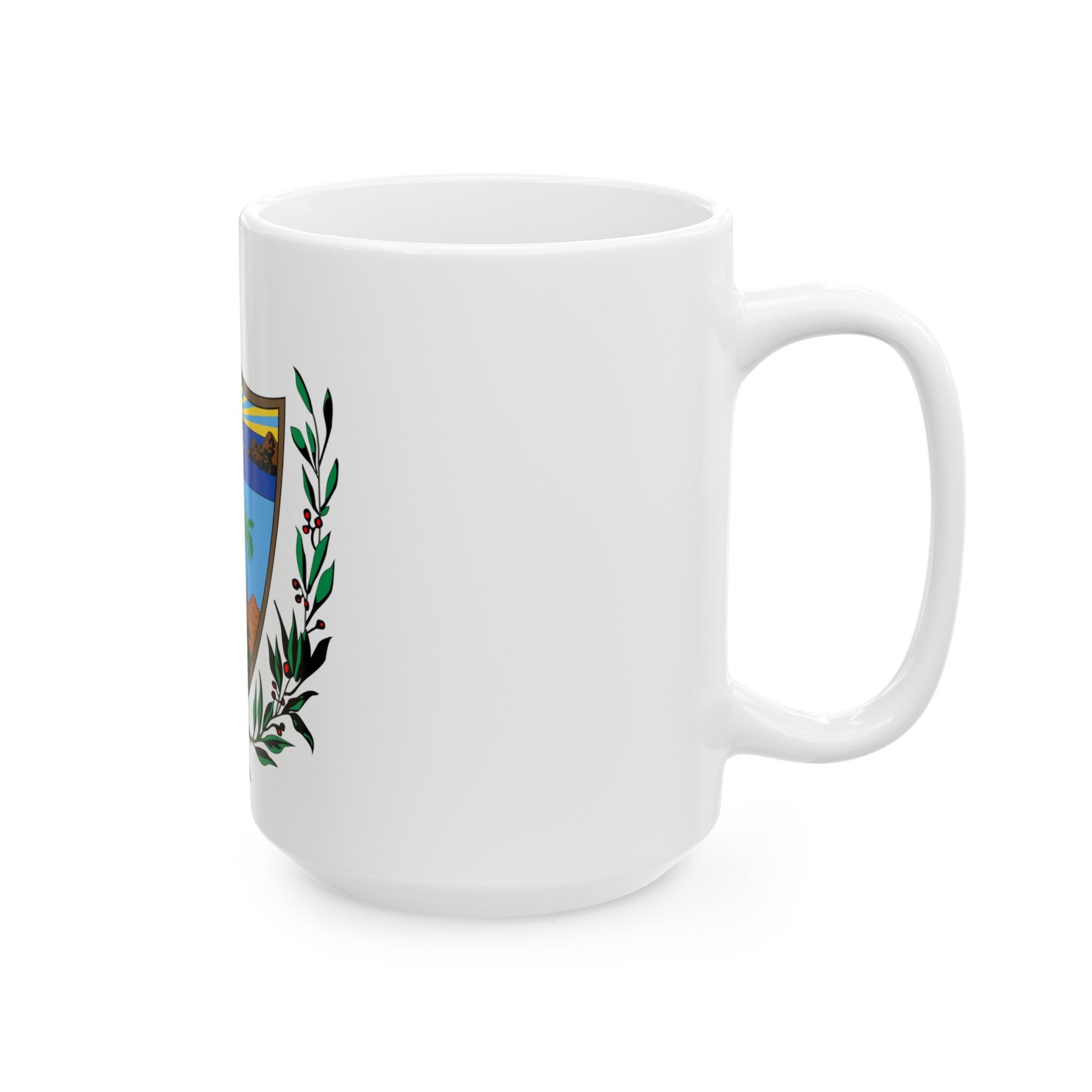 Coat of arms of Cuba - White Coffee Mug-The Sticker Space