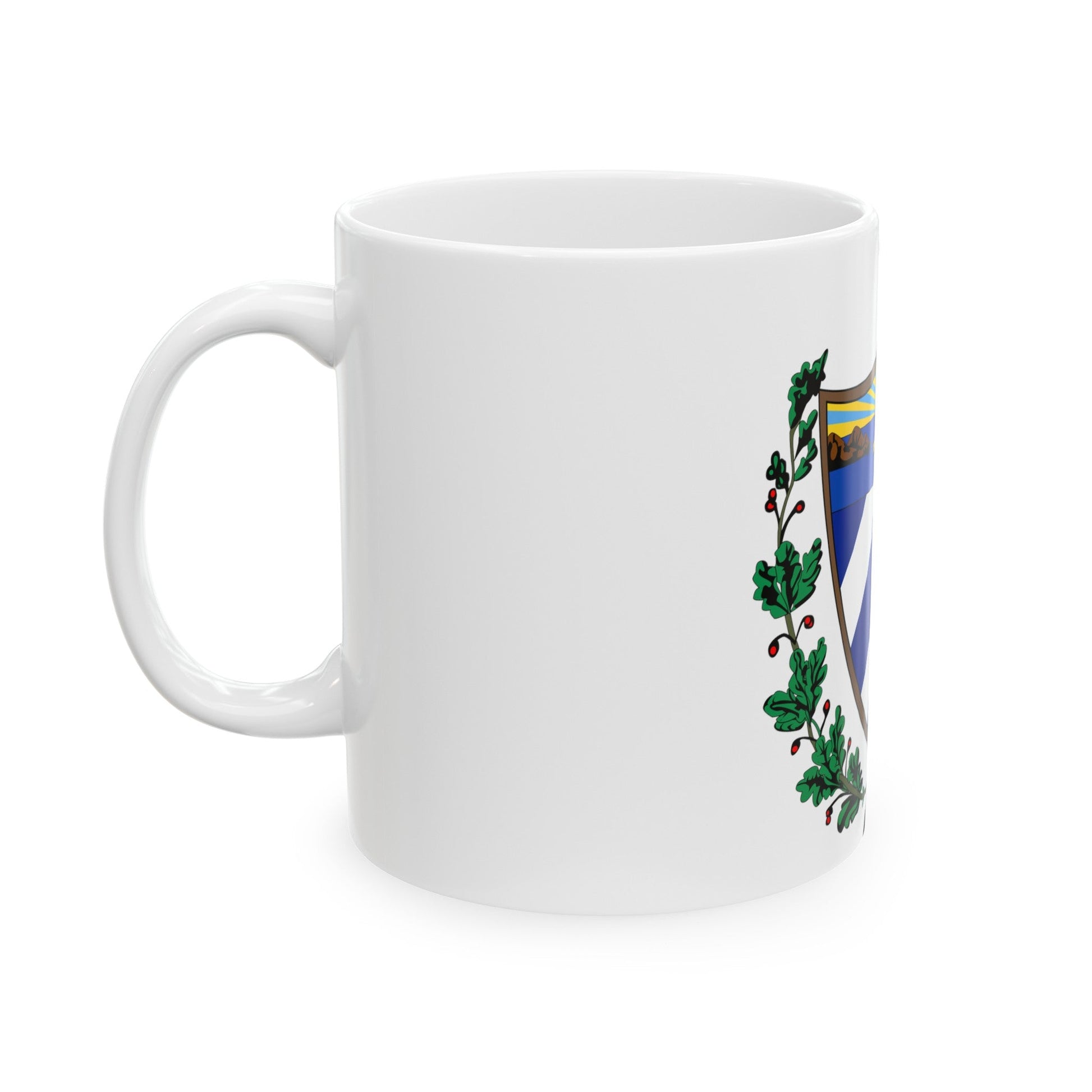 Coat of arms of Cuba - White Coffee Mug-The Sticker Space