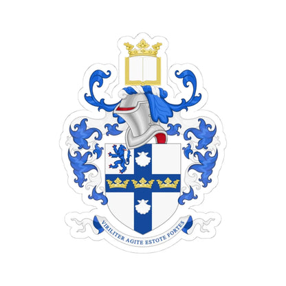 Coat of Arms of Culford School (England) (Coat of Arms) STICKER Vinyl Kiss-Cut Decal 4 Inch White - The Sticker Space
