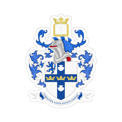 Coat of Arms of Culford School (England) (Coat of Arms) STICKER Vinyl Kiss-Cut Decal 6 Inch White - The Sticker Space