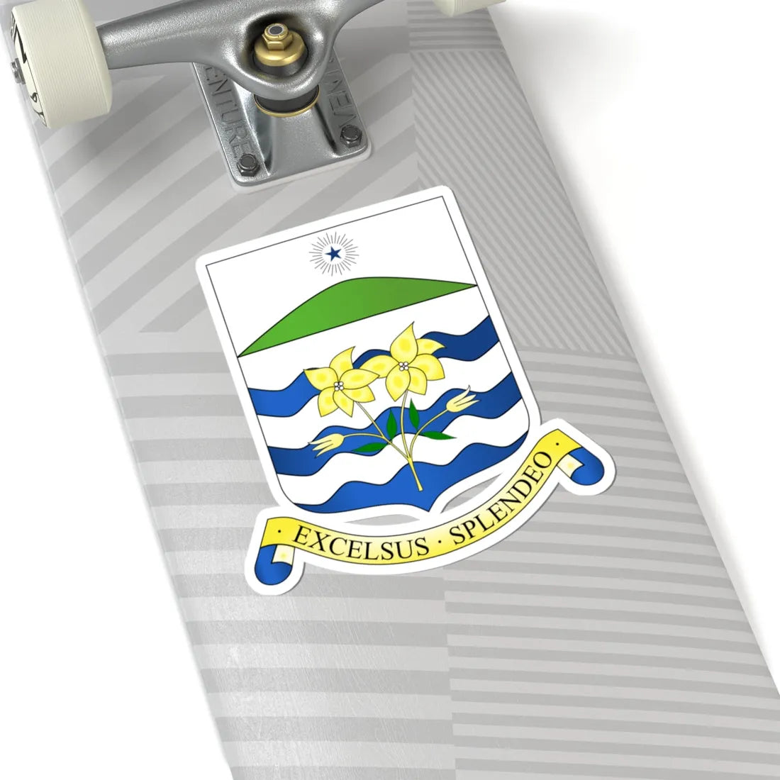 Coat of arms of Curepipe (Mauritius) (Coat of Arms) STICKER Vinyl Kiss-Cut Decal - The Sticker Space