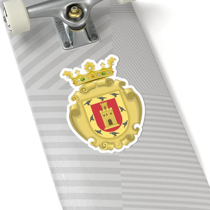 Coat of Arms of Cusco Colonial (Peru) (Coat of Arms) STICKER Vinyl Kiss-Cut Decal - The Sticker Space
