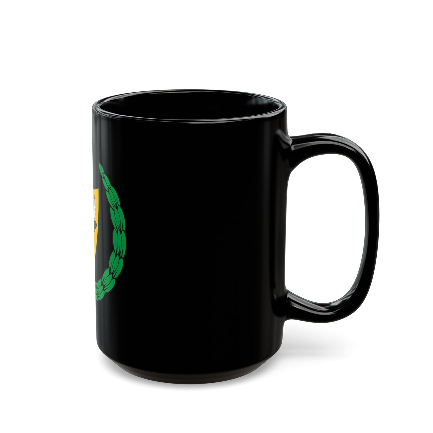 Coat of arms of Cyprus 2 - Black Coffee Mug-The Sticker Space