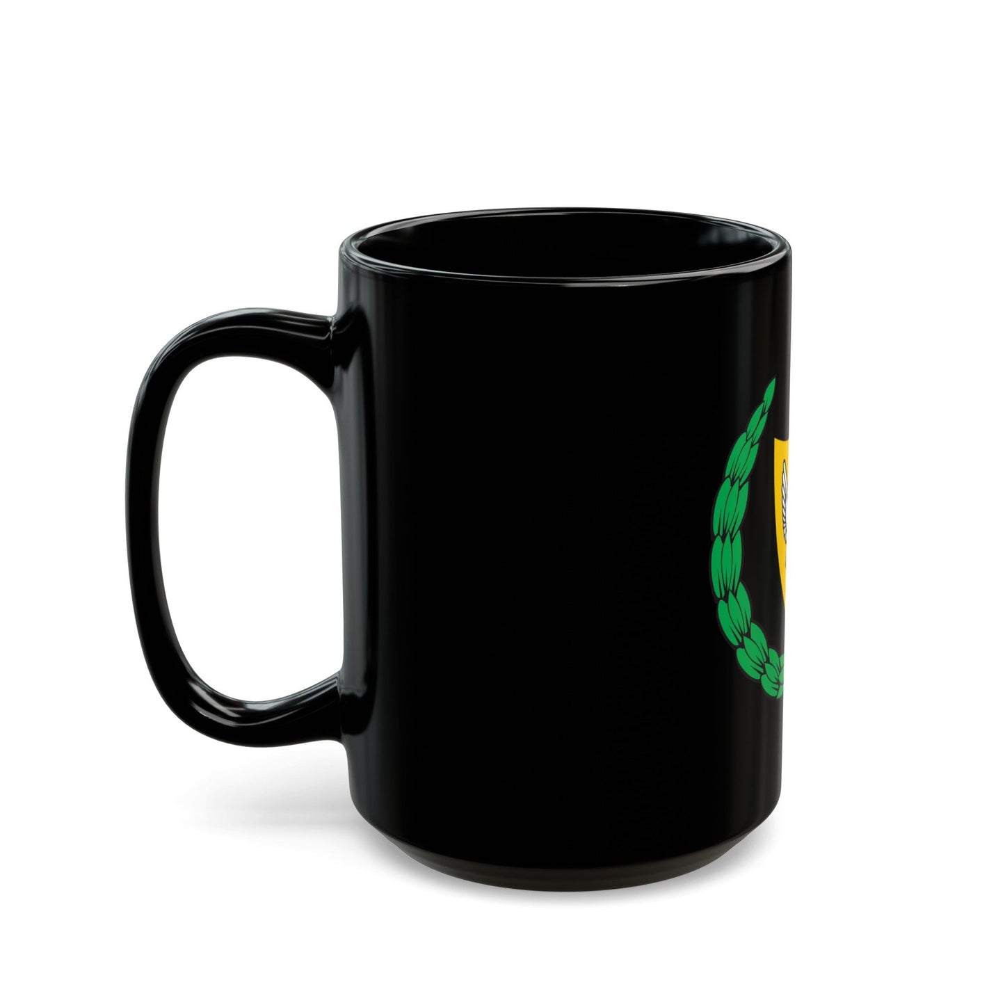 Coat of arms of Cyprus 2 - Black Coffee Mug-The Sticker Space