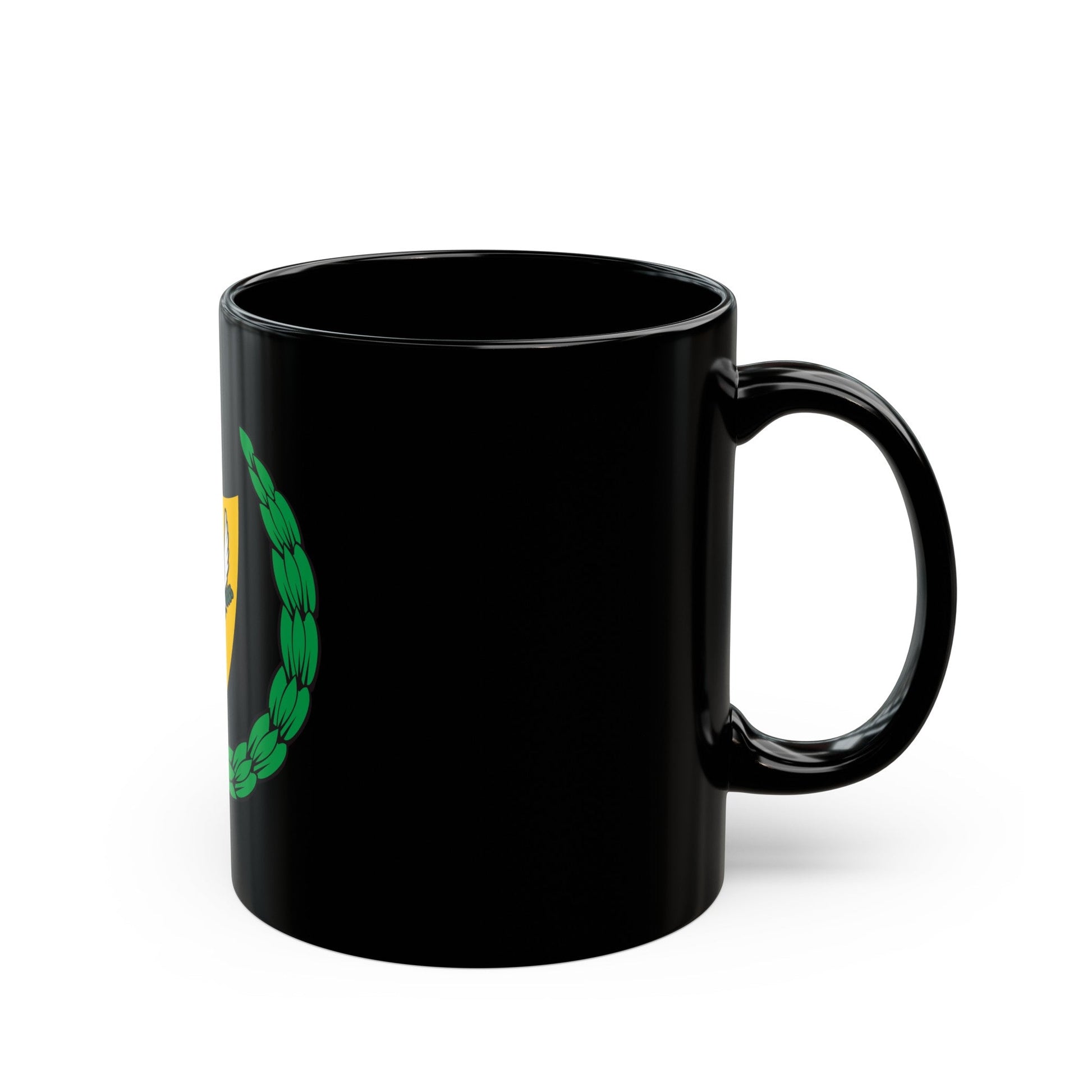 Coat of arms of Cyprus 2 - Black Coffee Mug-The Sticker Space