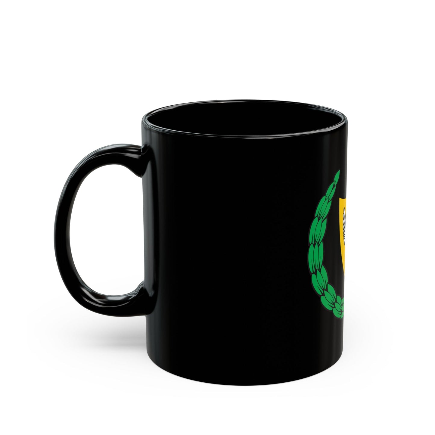 Coat of arms of Cyprus 2 - Black Coffee Mug-The Sticker Space