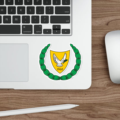 Coat of arms of Cyprus 2 STICKER Vinyl Die-Cut Decal-The Sticker Space