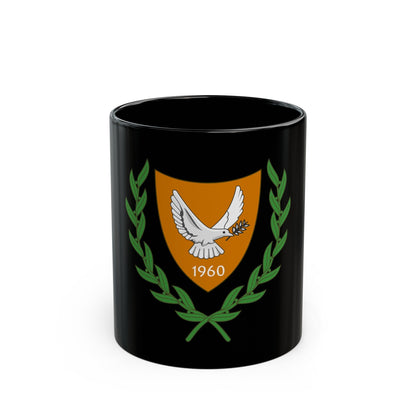 Coat of arms of Cyprus (2006) - Black Coffee Mug-11oz-The Sticker Space