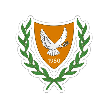 Coat of arms of Cyprus (2006) STICKER Vinyl Die-Cut Decal 2 Inch - The Sticker Space