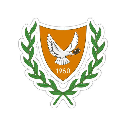 Coat of arms of Cyprus (2006) STICKER Vinyl Die-Cut Decal 2 Inch - The Sticker Space