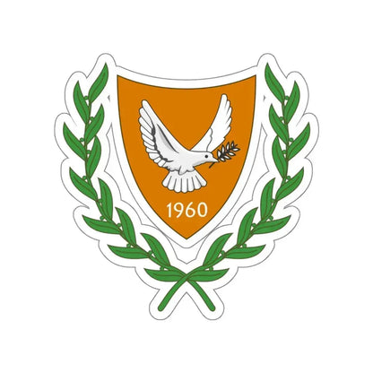 Coat of arms of Cyprus (2006) STICKER Vinyl Die-Cut Decal 4 Inch - The Sticker Space