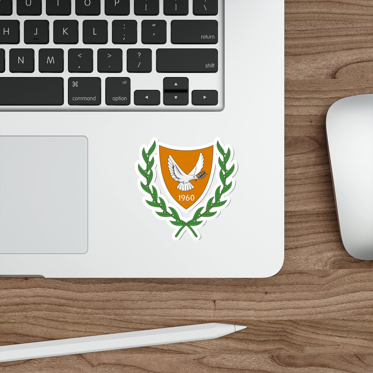 Coat of arms of Cyprus (2006) STICKER Vinyl Die-Cut Decal-The Sticker Space