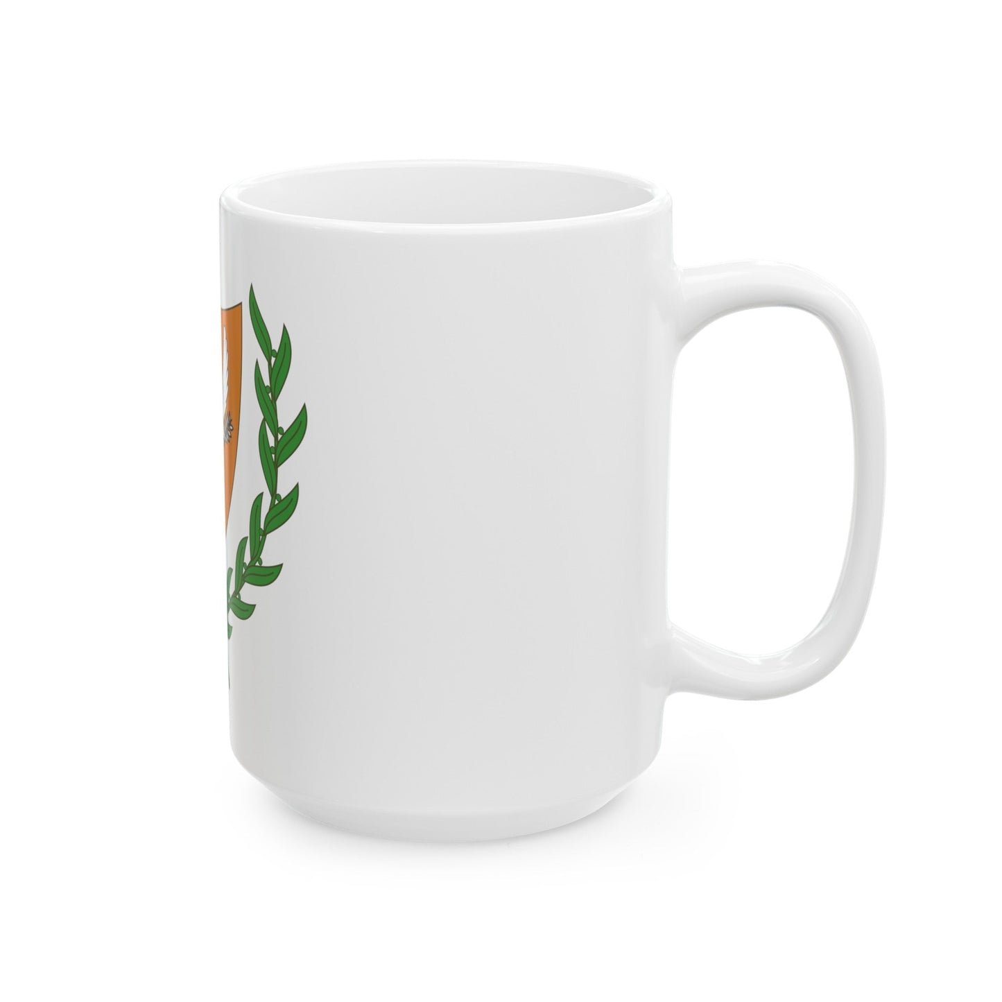 Coat of arms of Cyprus (2006) - White Coffee Mug-The Sticker Space