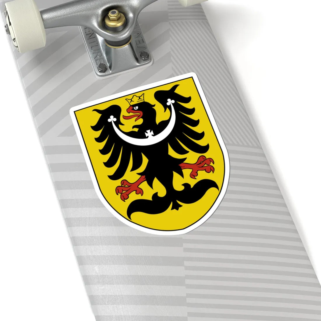 Coat of Arms of Czech Silesia (Czech Republic) (Coat of Arms) STICKER Vinyl Kiss-Cut Decal - The Sticker Space