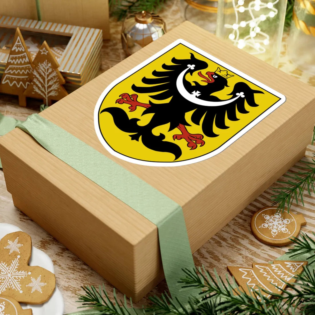 Coat of Arms of Czech Silesia (Czech Republic) (Coat of Arms) STICKER Vinyl Kiss-Cut Decal - The Sticker Space