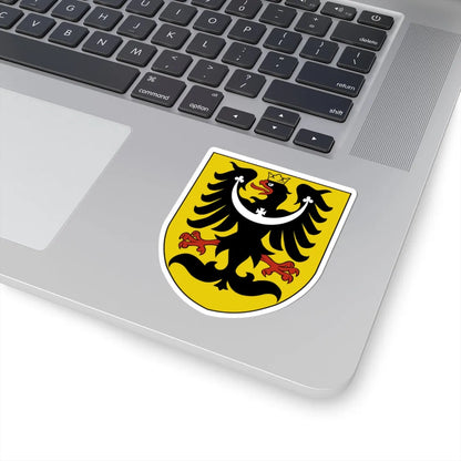 Coat of Arms of Czech Silesia (Czech Republic) (Coat of Arms) STICKER Vinyl Kiss-Cut Decal - The Sticker Space
