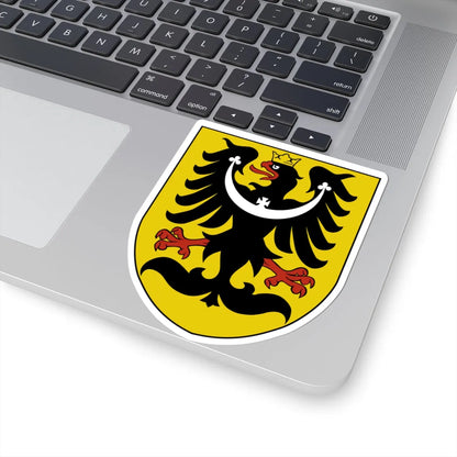 Coat of Arms of Czech Silesia (Czech Republic) (Coat of Arms) STICKER Vinyl Kiss-Cut Decal - The Sticker Space