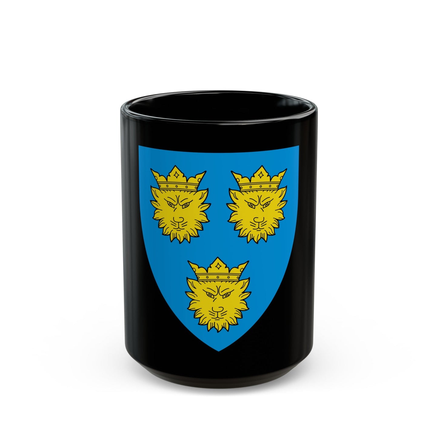 Coat of Arms of Dalmatia - Black Coffee Mug-15oz-The Sticker Space