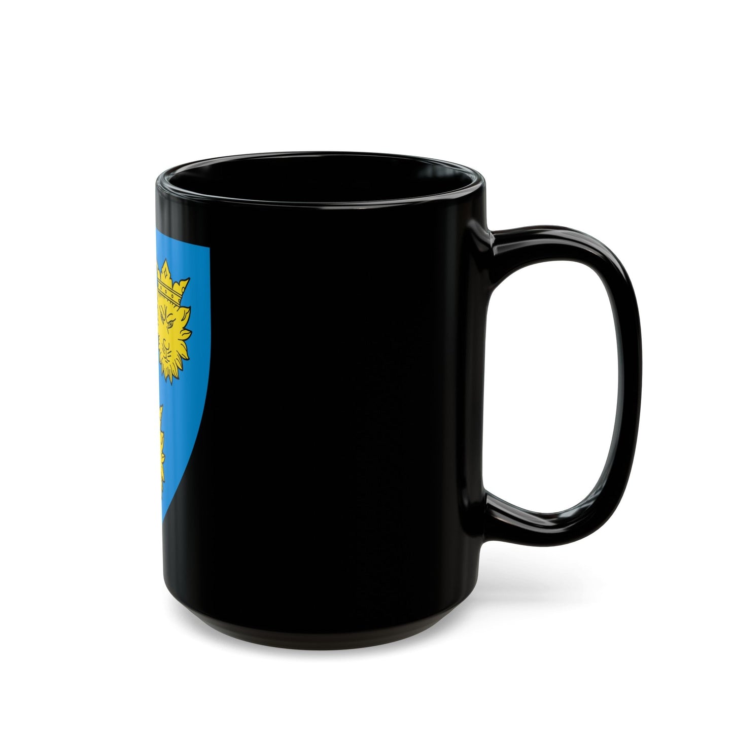 Coat of Arms of Dalmatia - Black Coffee Mug-The Sticker Space