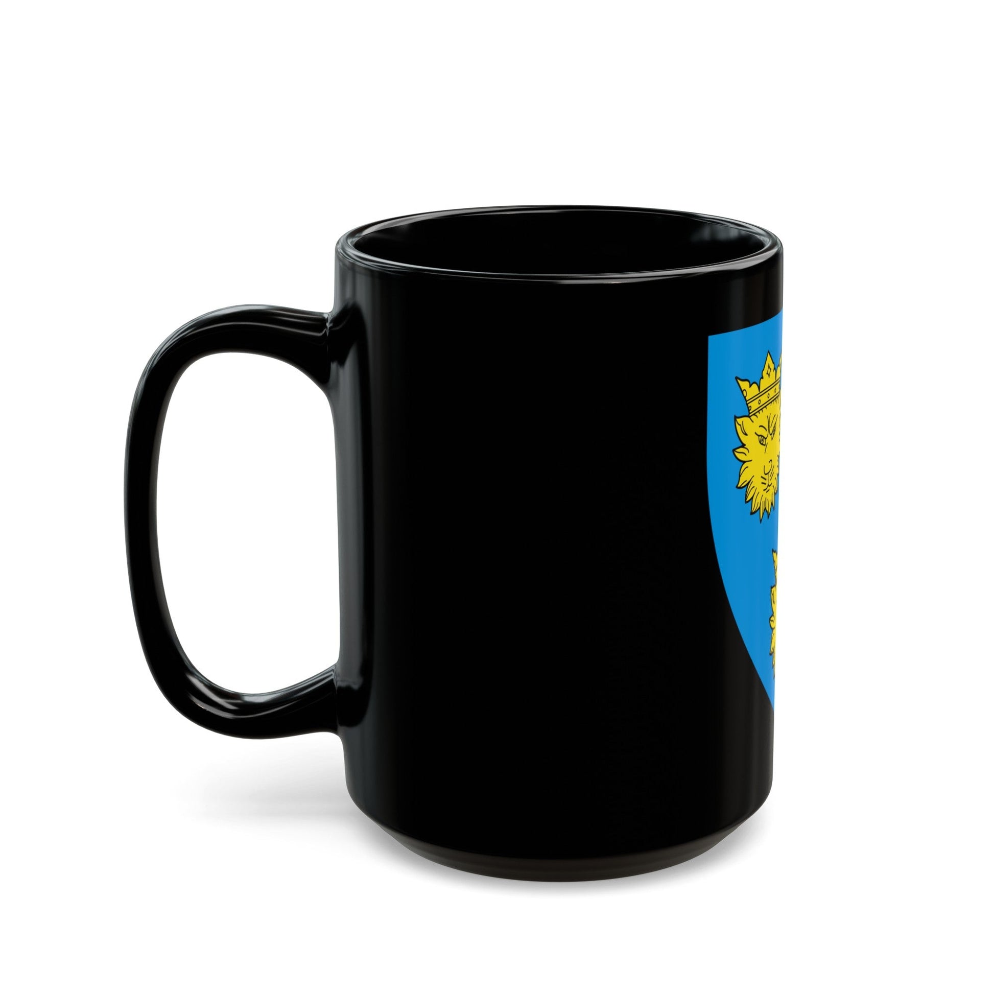 Coat of Arms of Dalmatia - Black Coffee Mug-The Sticker Space