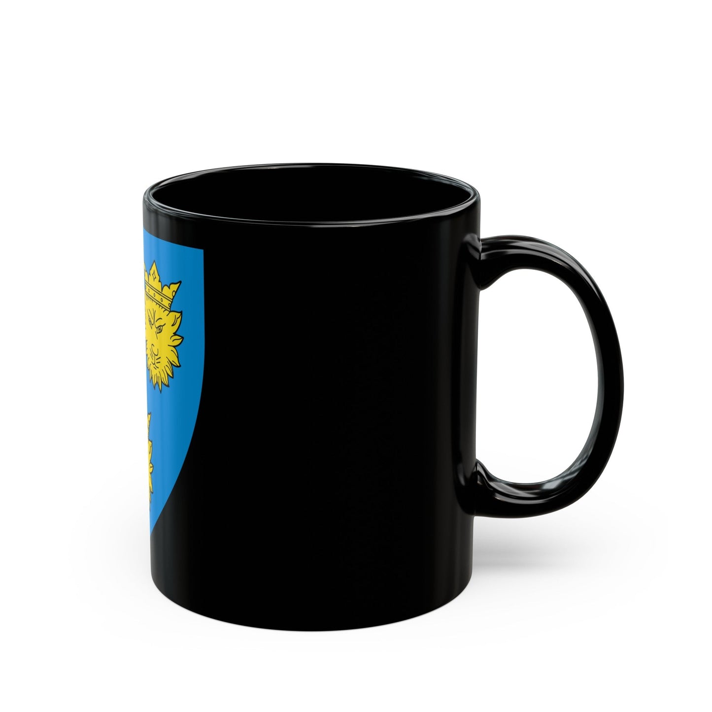 Coat of Arms of Dalmatia - Black Coffee Mug-The Sticker Space