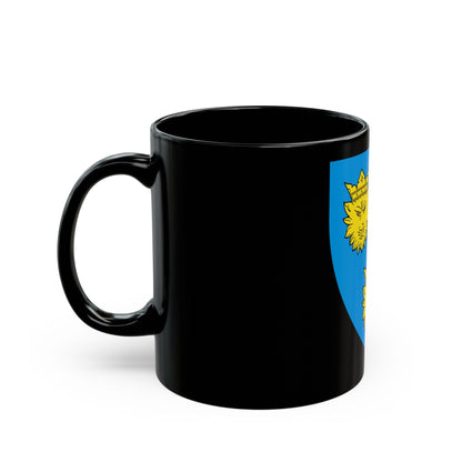 Coat of Arms of Dalmatia - Black Coffee Mug-The Sticker Space