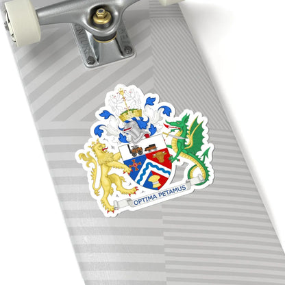 Coat of Arms of Darlington Borough Council (England) (Coat of Arms) STICKER Vinyl Kiss-Cut Decal - The Sticker Space