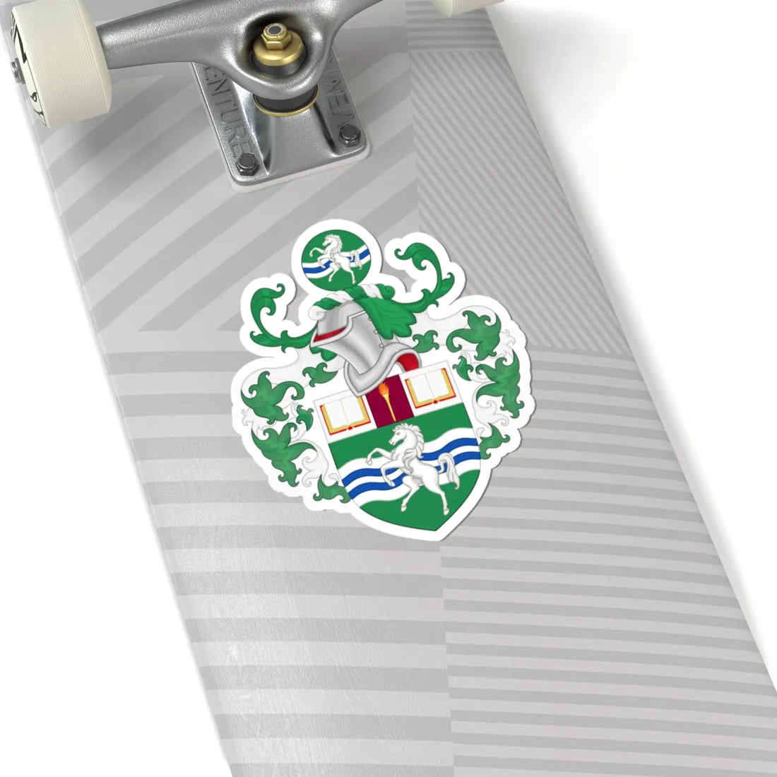 Coat of Arms of Dartford Grammar School for Girls (England) (Coat of Arms) STICKER Vinyl Kiss-Cut Decal - The Sticker Space