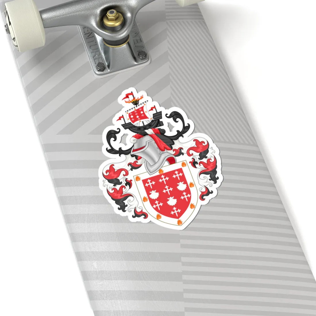 Coat of Arms of Davenant Foundation School (England) (Coat of Arms) STICKER Vinyl Kiss-Cut Decal - The Sticker Space