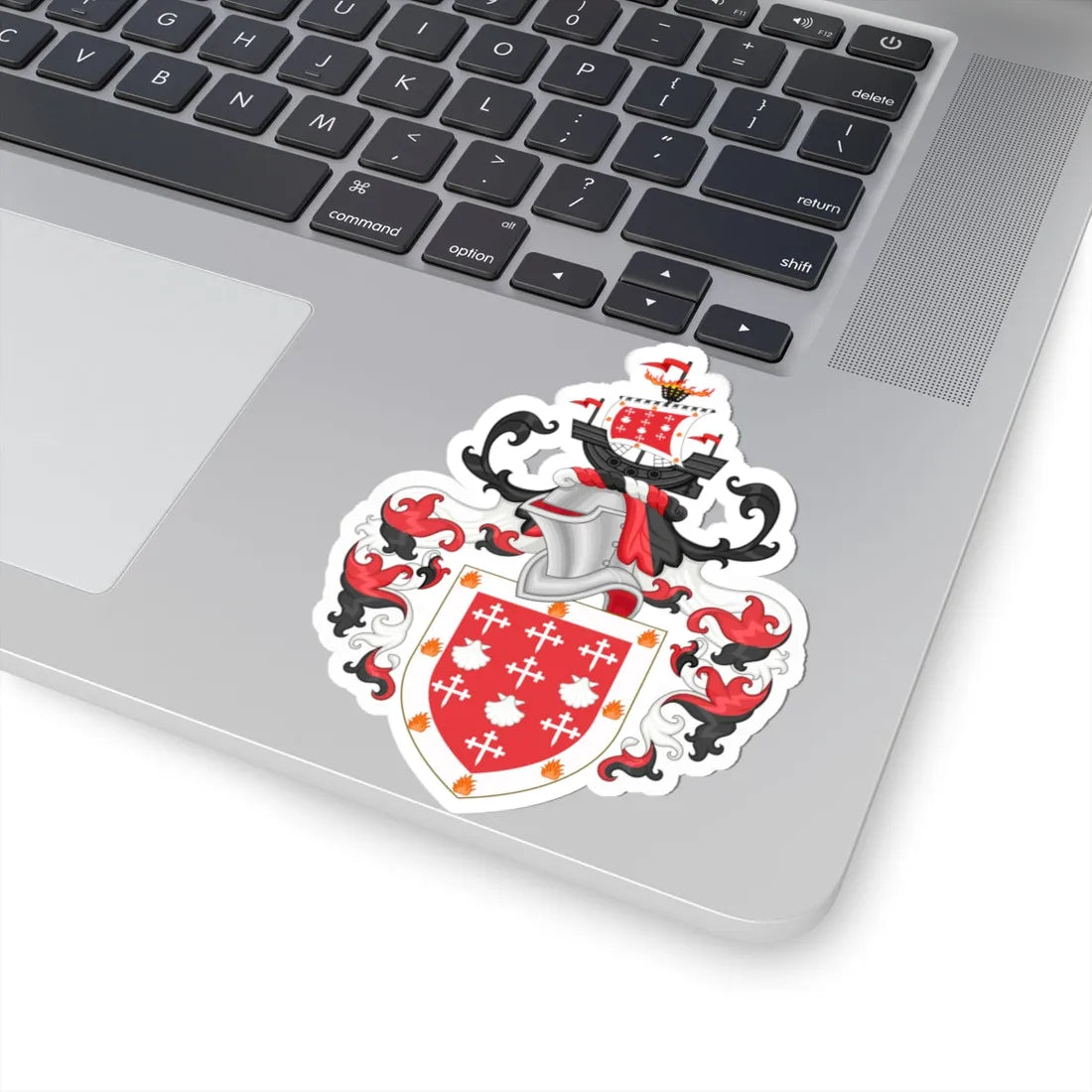 Coat of Arms of Davenant Foundation School (England) (Coat of Arms) STICKER Vinyl Kiss-Cut Decal - The Sticker Space