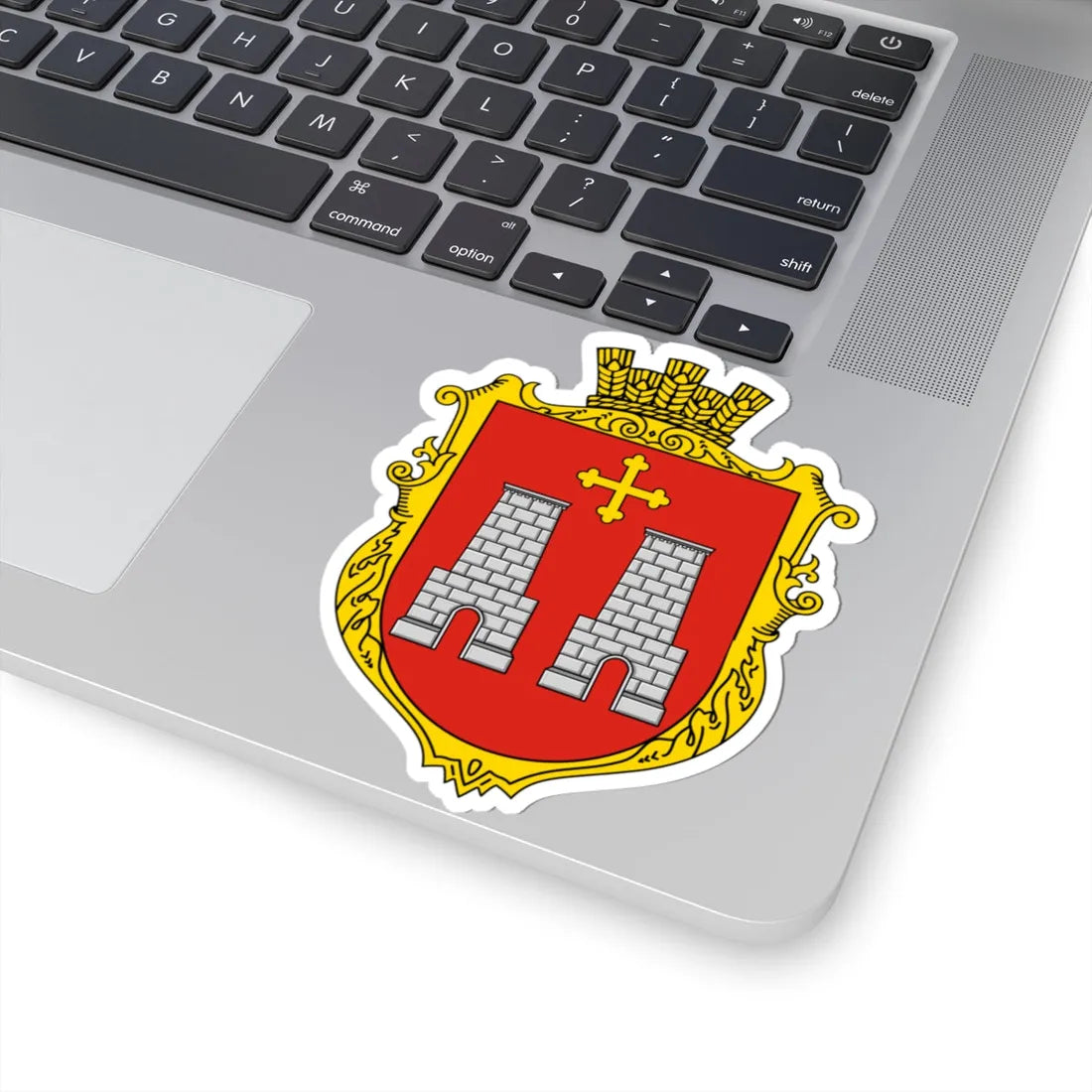 Coat of Arms of Demnia (Ukraine) (Coat of Arms) STICKER Vinyl Kiss-Cut Decal - The Sticker Space