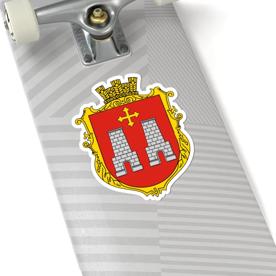 Coat of Arms of Demnia (Ukraine) (Coat of Arms) STICKER Vinyl Kiss-Cut Decal - The Sticker Space