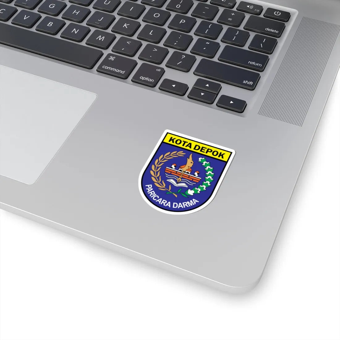 Coat of arms of Depok City (Indonesia) (Coat of Arms) STICKER Vinyl Kiss-Cut Decal - The Sticker Space
