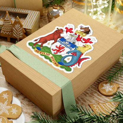 Coat of Arms of Devon County Council (England) (Coat of Arms) STICKER Vinyl Kiss-Cut Decal - The Sticker Space