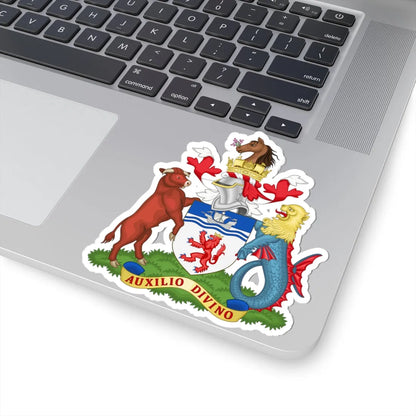 Coat of Arms of Devon County Council (England) (Coat of Arms) STICKER Vinyl Kiss-Cut Decal - The Sticker Space