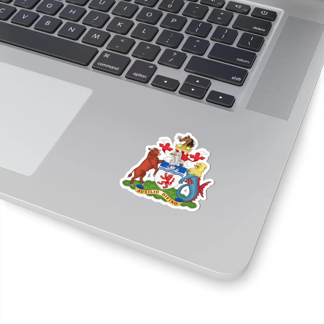 Coat of Arms of Devon County Council (England) (Coat of Arms) STICKER Vinyl Kiss-Cut Decal - The Sticker Space